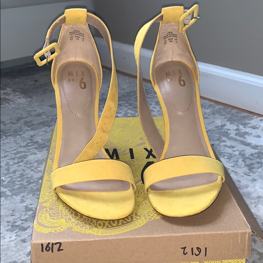 Yellow Mix no. 6 heels - Picture 3 of 4